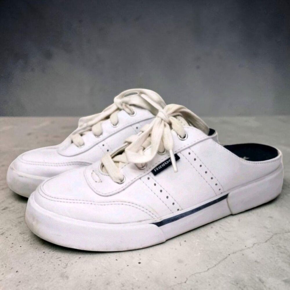 Reebok Classic Club C 85 Mule Sneakers Womens 6.5 White Leather Athleisure 90s